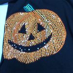 Quacker Factory Vtg  Womens Halloween Sequin Jack O'Lantern Sweatshirt Plus 2X Photo 1