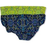 Soma  Foldover Hipster Swim Bottom Green Blue S New Photo 2