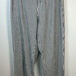 Brandy Melville  John Galt Tilden Pants Black White Stripe High Rise Womens Small Photo 0