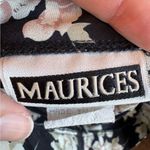 Vintage Maurice’s Black Yellow Floral Maxi Skirt Womens 4 Casual Fall Peasant Photo 6