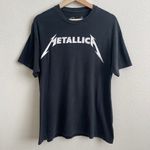 Bravado METALLICA  Black White Crewneck Graphic Short Sleeve Graphic Band Tee Photo 0