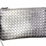 Adrienne Vittadini  studio gold lattice woven handheld travel/shopping wristlet Photo 1