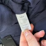 Lulus  Pants Womens Large Blue Straight Leg Belted High‎ Rise Trousers Photo 3