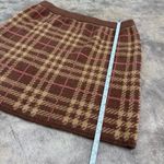En Saison plaid knitted mini skirt Brown Size L Photo 2