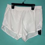 Under Armour UA Fly By 2.0 Short Women's White Athletic Shorts Loose Running Photo 0