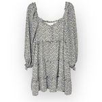 Bohme  floral chiffon tiered boho dress sz L fully lined Photo 6