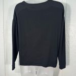 Hale Bob  Black and Blue Floral Long Sleeve Blouse Size XS EUC Photo 4