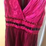 Spiegel  fuchsia dress with gemstones in waistline Photo 5