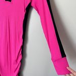 Anthropologie Daily Practice  NEW Long Sleeve Colorblock Polo Midi Dress Pink Photo 3