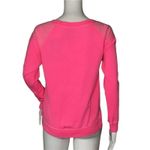 Chaser  Shirt Womens XS Sweatshirt Highlighter Pink Fluorescent Textured Casual‎ Photo 2