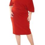 Alexia Admor Olivia One-Shoulder Sheath Dress in Red Photo 0