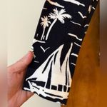 Charter Club  Cardigan Sweater Nautical Sailboat Palm Tree Beach Travel NWT Large Photo 2