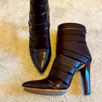 Rebecca Minkoff Derea Chocolate Burgundy Leather Cutout High Heel Boots size 10 Photo 1