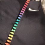 Nike Black Sports Bra with Rainbow Detail Photo 1