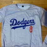 Los Angeles Dodgers LA Valle Cream/White Long Sleeve Shirt Women's Large Gray Photo 1