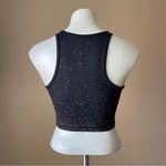 Buffbunny  | Aurora Black Rosé Athletic Crop Top Sz S Photo 5