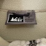 REI Cream Fleece Sweatshirt M Womens Full Zip Polartec Classic Long Sleeve Size M Photo 2
