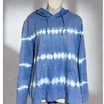 Vineyard Vines Tie-Dye Popover Hoodie Blue & White Women’s Size Medium EUC!! Photo 0