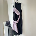 COS Black and light purple dress with a unique design Photo 4
