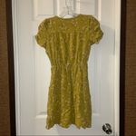 American Eagle  Green-Yellow Floral V Neck Short Sleeve Dress XS Photo 8