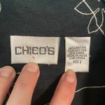 Chico's Chico’s linen blend shacket shirt jacket size 2 Large Photo 5