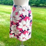 Ann Taylor Hibiscus Floral Pencil Skirt Photo 1