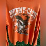 Daydreamer - Johnny Cash Boots & Hat Graphic - Long Sleeve Crew | Large - NWOT Photo 7