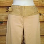 BCBGMAXAZRIA Tan Mid Rise Pants Photo 2