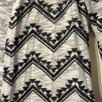 Daytrip  Cream & Black Aztec Tribal Cardigan Small Photo 2