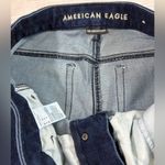 American Eagle  14 ✨ adult cuffed the dream short Dark Blue Jean Shorts EUC Photo 2
