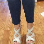 Banana Republic 💕💕 Shiny Canvas Wedge Sandals Photo 1