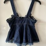 Madewell X Karen Walker Raw Edge Denim Trianon Top Photo 1