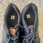 ABEO Shoes Womens 8.5 Aaliyah Black Comfort Low Top Lace Up Sneakers Walking Photo 6