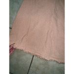 J.O.A. Blush Pink Textured Fringe Short L Nwt boho knit free people cottagecore Photo 5