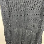 Tahari NWT Sleeveless Crochet Side Slit Bodycon Midi Dress Black Size Medium M Photo 7