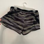 ASICS NEW NWT  Lite-Show Short Black Lime Green Striped 2.5" Inseam Active Shorts Photo 14