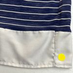 Merona  LARGE Blue White Striped Short Sleeve Column Shift T-Shirt Mini Dress Photo 5