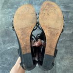 Donald J. Pliner Black Flat Sandals Shoes With Zipper Size 8 Photo 3