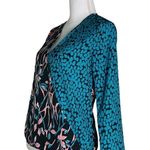 Allison Joy XS  Evereve Multi Color Cross front Top Blouse Photo 2