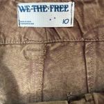 We The Free FREE PEOPLE  Supersonic Slim Pants / Breen Brown Low Rise SZ 10 Photo 4