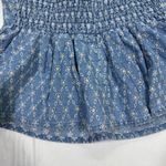 River Island NWT Denim Broderie Corset Top Photo 9