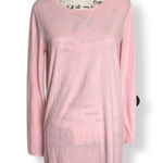 Soft Pink Long Sleeve Nightgown SZ S – Cozy Sleepwear Pink Photo 0