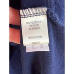 belle du jour Soft Knit Twist Front Long Sleeve Top Coastal Navy Size XS. NEW Photo 7