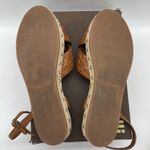 Roberto Cavalli  Womens 41 Shoes Brown Platform Espadrillas‎ Vacchetta Sandals Photo 5