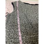 Talbots Tabots Women’s Sleeveless  Sheath Wool Tweed  Black Brown Dress Size 14 Photo 3