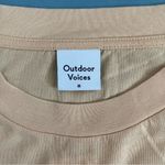 Outdoor Voices NWT Teammate Champagne Everyday Graphic Short Sleeve Unisex Tee Photo 8