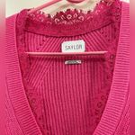 Saylor  Margaux Button Down Pink Cardigan Size Small Photo 5