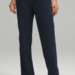 Lululemon Soft Jersey Straight-Leg Mid-Rise Pant Navy Blue Size 6 Photo 0