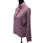 Staccato  Sweater Women's Small Red Cable‎ Knit Cozy Long Sleeve Henley Soft Photo 2