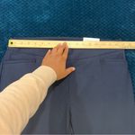 Chico's So Slimming 360 Brigitte Geo Crochet Slim Ankle Pull-On Pants Navy 12T Photo 11